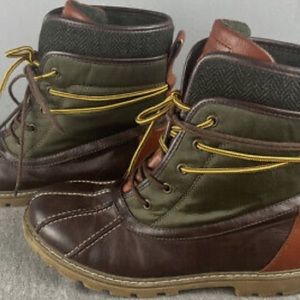 Hilfigure Charles Duck Tie- Up Toddler Winter Boots in Size 12